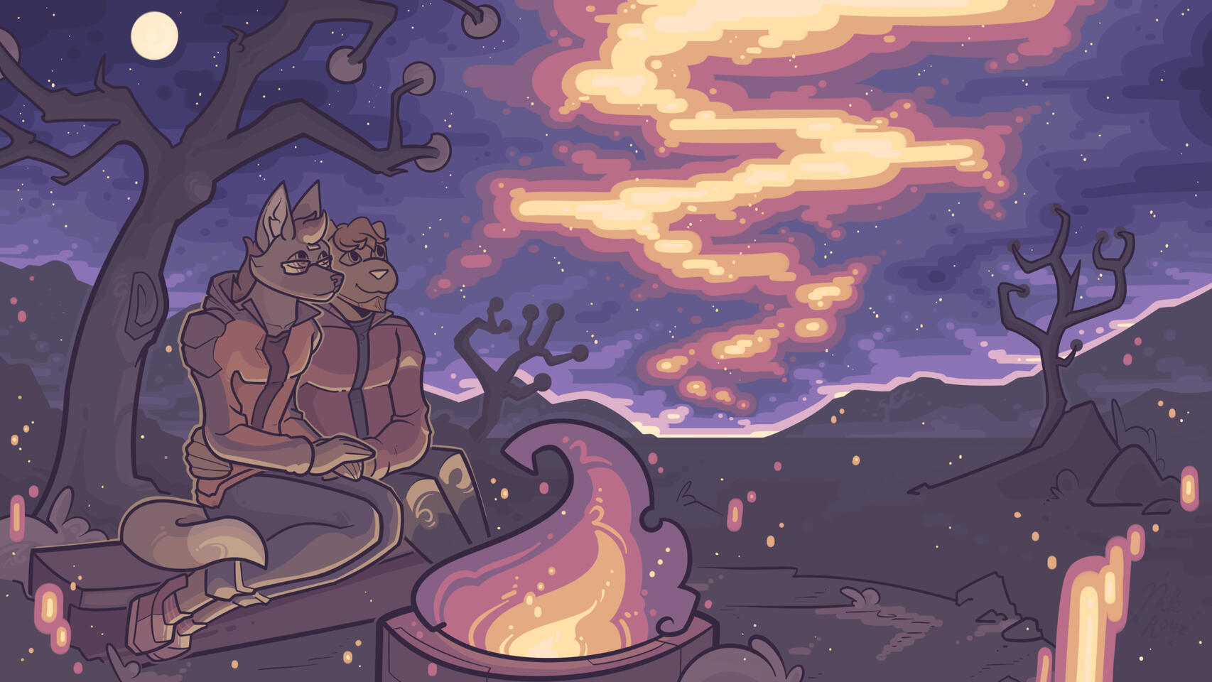 Joshua Tree at Night by 🦋Nik Roux