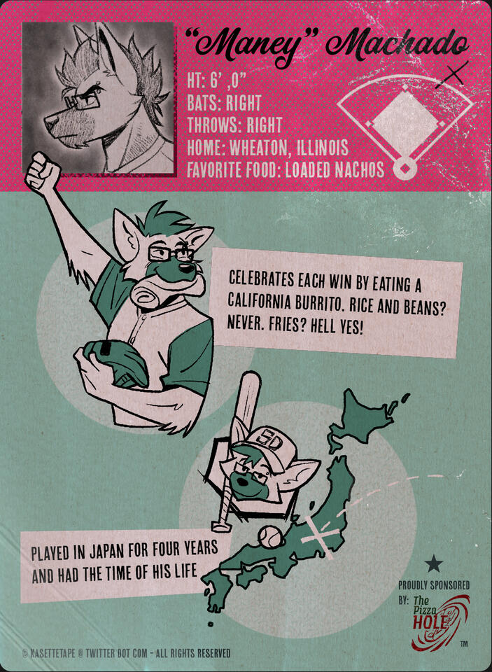 "Maney" Machado (Back) by 🦋Kasettetape